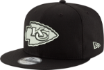 New Era Kansas City Chiefs Black on White 9Fifty Men's Snapback Hat