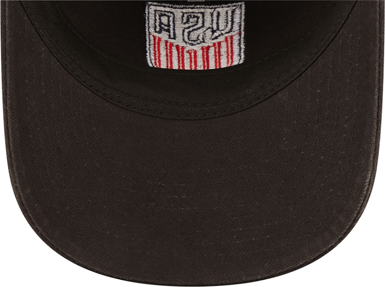 Men's New Era Black USMNT Core Classic 2.0 Adjustable Hat detail view
