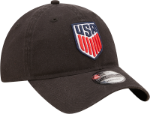 Men's New Era Black USMNT Core Classic 2.0 Adjustable Hat