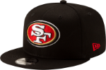 Men's New Era Black San Francisco 49ers Basic 9FIFTY Adjustable Snapback Hat