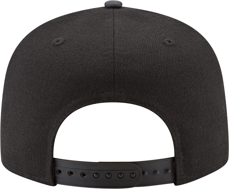 Men's San Francisco 49ers Black On White NFL Basic 9Fifty Snapback detail view