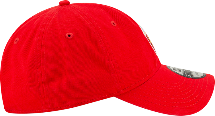 Men's New Era Scarlet San Francisco 49ers Core Classic 9TWENTY Adjustable Hat front view