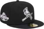 New Era St. Louis Cardinals 2009 Throwback All Star Game patch with Black/White Bird 5950 Fitted Cap