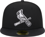 New Era St. Louis Cardinals 2009 Throwback All Star Game patch with Black/White Bird 5950 Fitted Cap