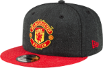 New Era Manchester United 950 Snapback Heather Graphite Scarlet Red Hat