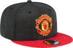 New Era Manchester United 950 Snapback Heather Graphite Scarlet Red Hat