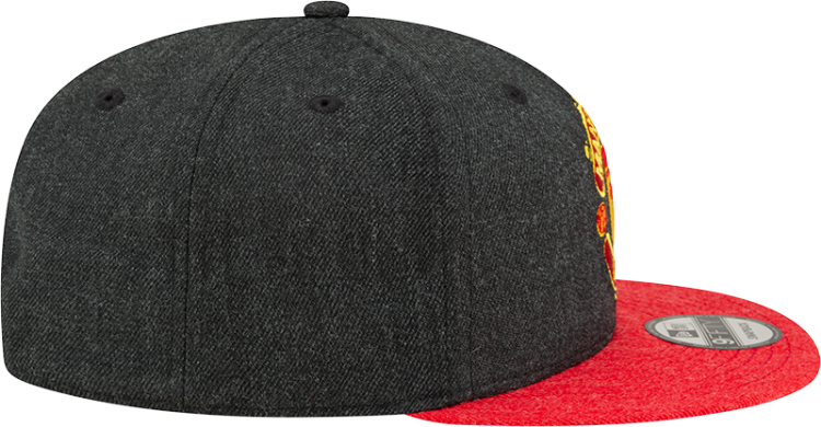 New Era Manchester United 950 Snapback Heather Graphite Scarlet Red Hat