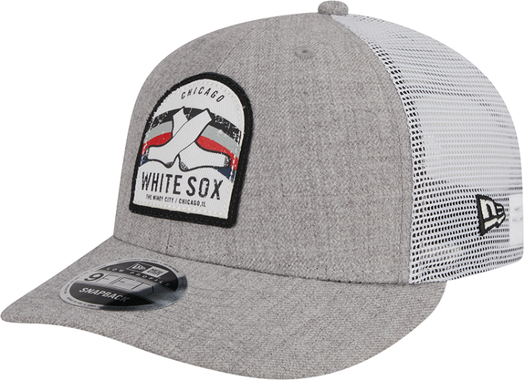 Chicago White Sox New Era Low Profile Custom Trucker 9Fifty Adjustable Snapback Hat front view