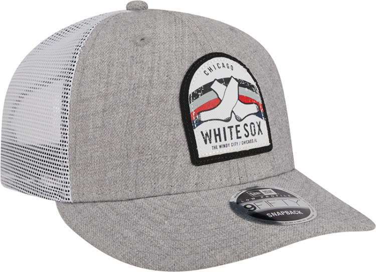 Chicago White Sox New Era Low Profile Custom Trucker 9Fifty Adjustable Snapback Hat side view