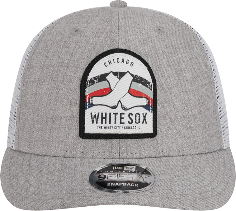 Chicago White Sox New Era Low Profile Custom Trucker 9Fifty Adjustable Snapback Hat back view