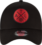 Men's New Era Black/Red Atlanta United FC ATL Patch 9FORTY Trucker Snapback Hat