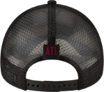 Men's New Era Black/Red Atlanta United FC ATL Patch 9FORTY Trucker Snapback Hat