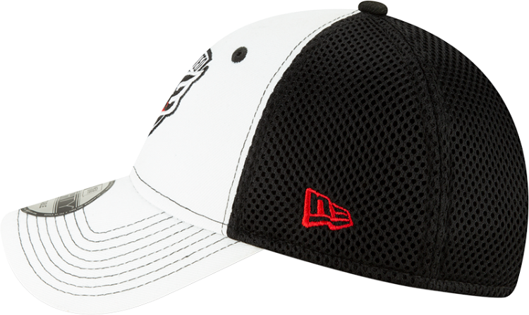 D.C. United New Era Patch 9FORTY Trucker Snapback Hat - White/Black side view