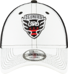 D.C. United New Era Patch 9FORTY Trucker Snapback Hat - White/Black