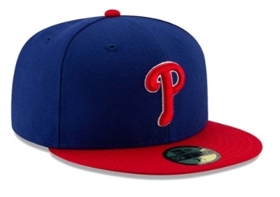 Men's Philadelphia Phillies New Era Royal/Red Alternate Authentic Collection On-Field 59FIFTY Fitted Hat front view