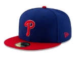 Men's Philadelphia Phillies New Era Royal/Red Alternate Authentic Collection On-Field 59FIFTY Fitted Hat