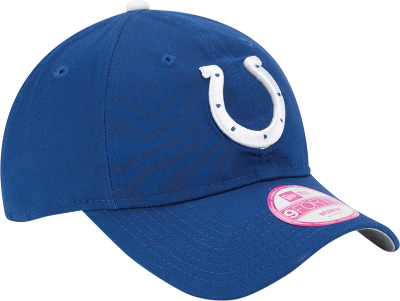 New Era 9Twenty Women Indianapolis Colts Royal Blue Adjustable Cap front view