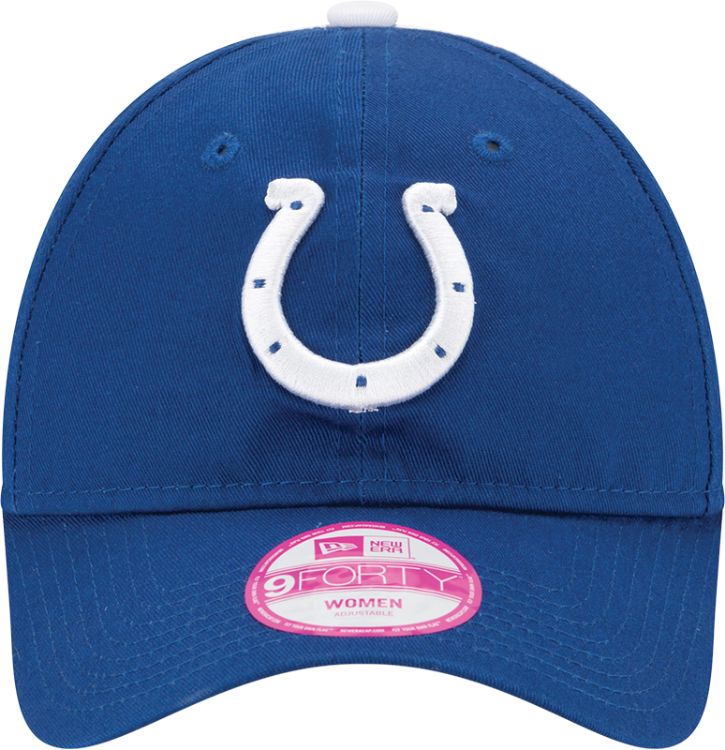 New Era 9Twenty Women Indianapolis Colts Royal Blue Adjustable Cap back view