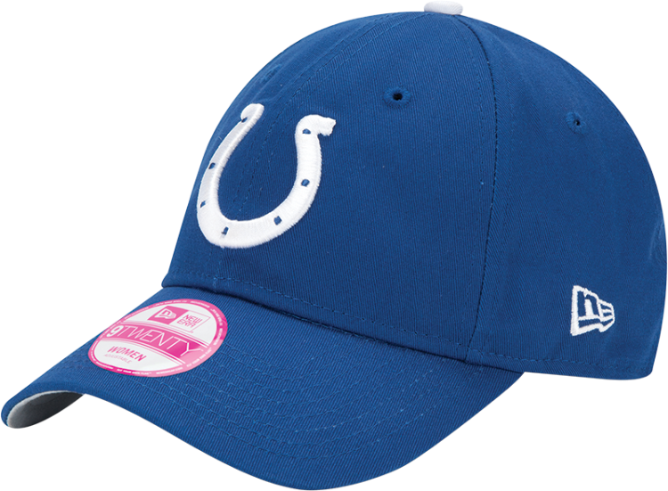 New Era 9Twenty Women Indianapolis Colts Royal Blue Adjustable Cap detail view