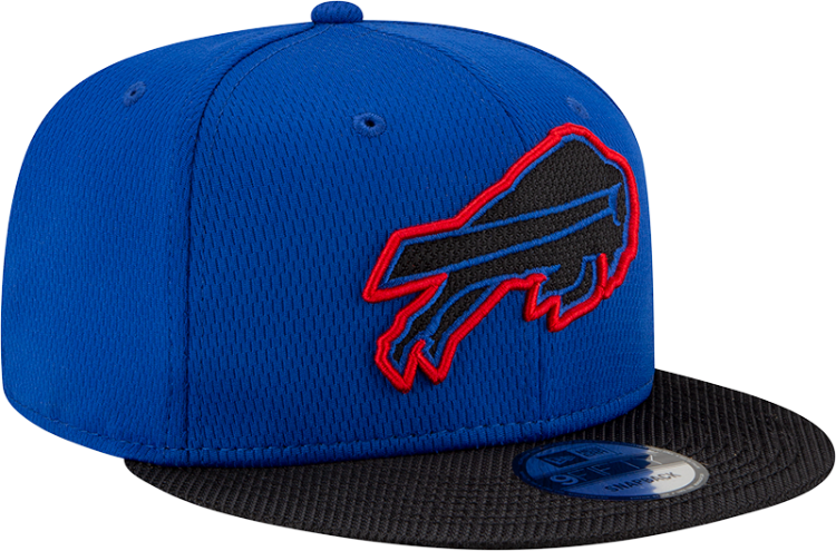 New Era Buffalo Bills 2021 Sideline Road 9FIFTY Snapback Hat