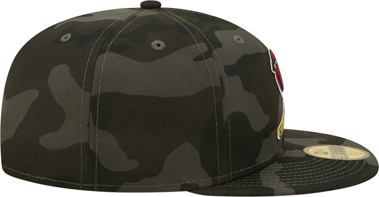New Era St. Louis Cardinals Camo black Vize 5950 Fitted MLB Alternate Flat bill baseball cap image 5