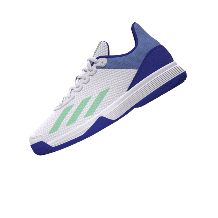 HP9715 Adidas Juniors' Courtflash Tennis Shoes Footwear White and Pulse Mint image 7