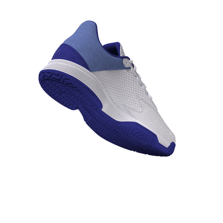 HP9715 Adidas Juniors' Courtflash Tennis Shoes Footwear White and Pulse Mint image 13