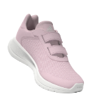 Picture of Adidas Tensaur Run 2.0 CF K pink white strap kids preschool running shoes GZ3436