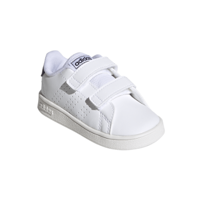 Adidas Advantage Sneakers White/Ink/Cloud White US Toddler Boy's Size FW2590 front view
