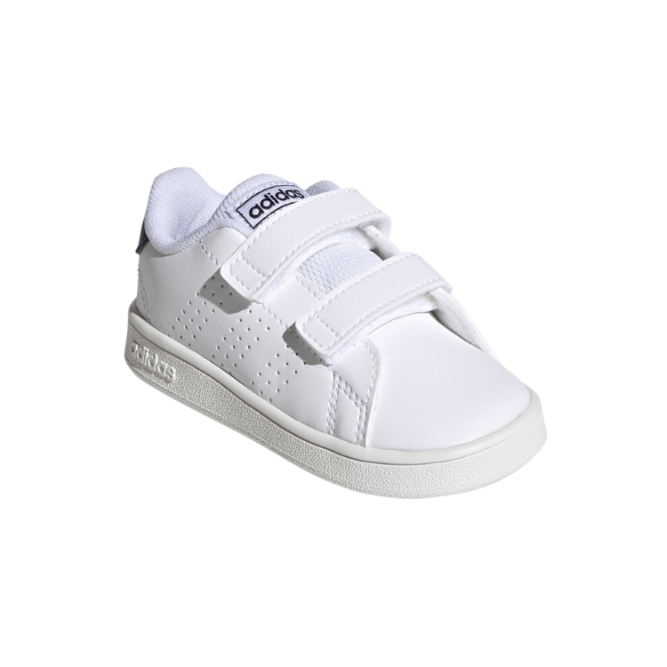 Adidas Advantage Sneakers White/Ink/Cloud White US Toddler Boy's Size FW2590 front view