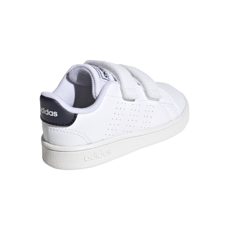 Adidas Advantage Sneakers White/Ink/Cloud White US Toddler Boy's Size FW2590 side view