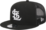 St. Louis Cardinals 950 Trucker White on Black Snapback Hat