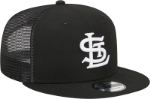 St. Louis Cardinals 950 Trucker White on Black Snapback Hat