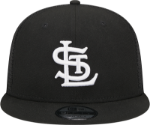 St. Louis Cardinals 950 Trucker White on Black Snapback Hat