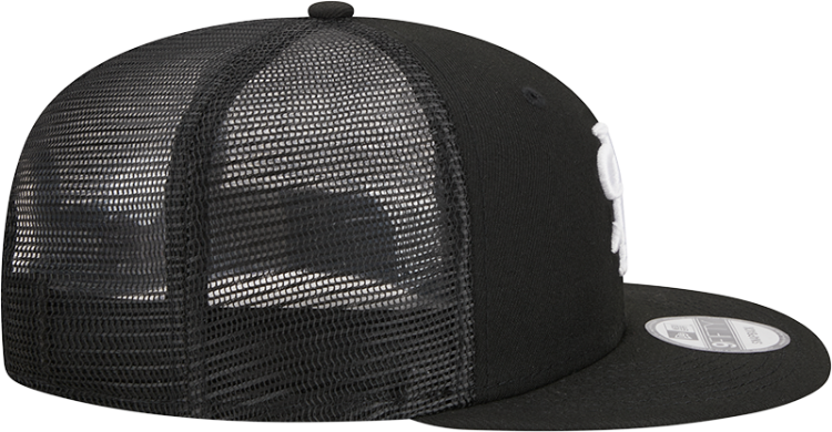 St. Louis Cardinals 950 Trucker White on Black Snapback Hat