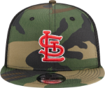 St. Louis Cardinals New Era Woodland Camo Trucker 9FIFTY Snapback Hat - Camo