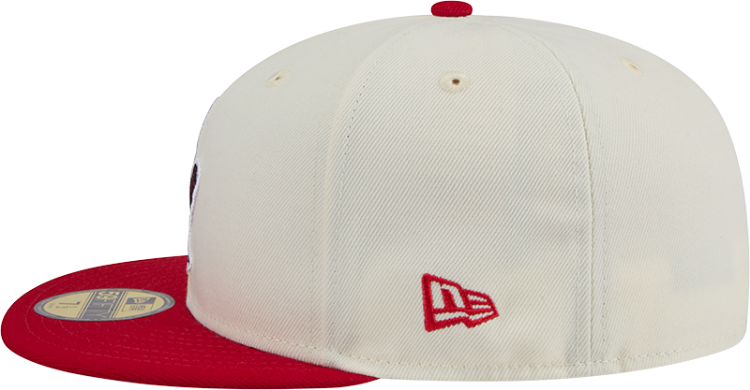New Era St. Louis Cardinals White Cooperstown Collection Alternate Chrome 59FIFTY Fitted Hat