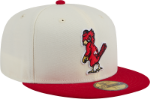 New Era St. Louis Cardinals White Cooperstown Collection Alternate Chrome 59FIFTY Fitted Hat