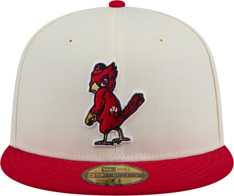 New Era St. Louis Cardinals White Cooperstown Collection Alternate Chrome 59FIFTY Fitted Hat side view