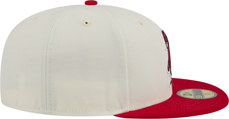 New Era St. Louis Cardinals White Cooperstown Collection Alternate Chrome 59FIFTY Fitted Hat back view
