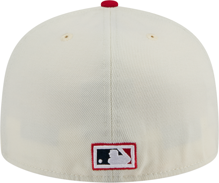 New Era St. Louis Cardinals White Cooperstown Collection Alternate Chrome 59FIFTY Fitted Hat detail view