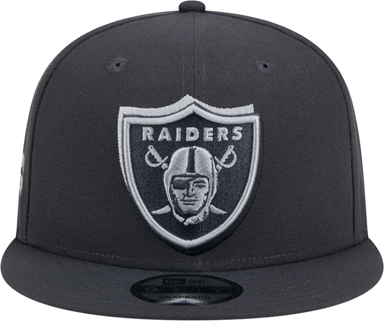 Las Vegas Raiders New Era 2024 NFL Draft On-Stage 9FIFTY Snapback Hat  back view
