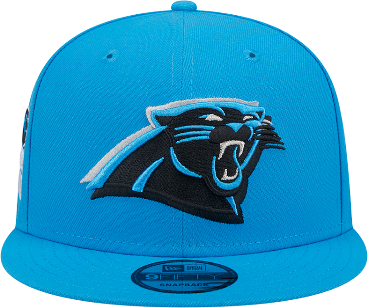 Carolina Panthers New Era 2024 NFL Draft On-Stage 9FIFTY Snapback Hat back view