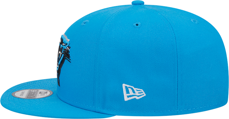 Carolina Panthers New Era 2024 NFL Draft On-Stage 9FIFTY Snapback Hat detail view