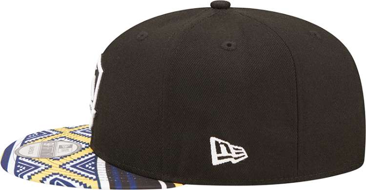 New Era LA Galaxy 9Fifty Snapback Hat (Black/Multi) back view