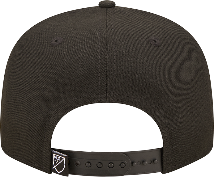 New Era LA Galaxy 9Fifty Snapback Hat (Black/Multi) detail view