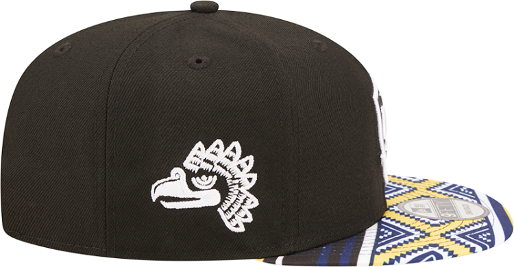 New Era LA Galaxy 9Fifty Snapback Hat (Black/Multi) side view