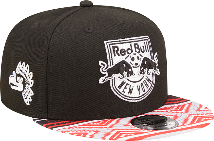 New Era New York Red Bull 9Fifty Snapback Hat side view