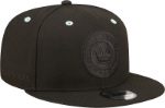 Men's Charlotte FC New Era Black Logo Classic 9FIFTY Snapback Hat