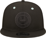 Men's Charlotte FC New Era Black Logo Classic 9FIFTY Snapback Hat